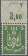 Deutsches Reich - Weimar: 1924 'Holztaube' 5 Pf Auf Papier Mit Liegendem Wz. 2, - Unused Stamps