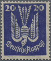 Deutsches Reich - Weimar: 1924, Flugpostmarke "Holztaube", 20 Pf Schwarzviolettb - Ongebruikt