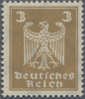 Deutsches Reich - Weimar: 1924, 3 Pf Reichsadler Mit Liegendem Wasserzeichen, Ei - Ungebraucht