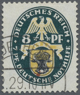 Deutsches Reich - Weimar: 1926, Nothilfe 8+7 Pfg. Mit Stehendem Wasserzeichen, K - Gebruikt