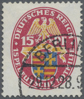 Deutsches Reich - Weimar: 1926, Nothilfe 15+15 Pfg. Mit Stehendem Wasserzeichen, - Usados