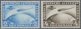 Deutsches Reich - Weimar: 1930, Zeppelinmarken Zur 1. Südamerikafahrt, 2 M Mit L - Neufs