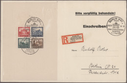 Deutsches Reich - Weimar: 1930 'IPOSTA' Block Auf R-Orts-Brief, Entwertet Mit De - Storia Postale