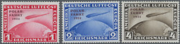 Deutsches Reich - Weimar: 1931, Polarfahrt 1 M Bis 4 M, Tadellos Postfrischer Sa - Nuevos