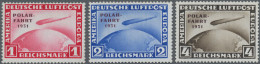 Deutsches Reich - Weimar: 1931, Polarfahrt, 1 M - 4 M, Die Drei Werte In Sauber - Nuevos