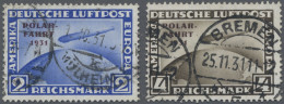 Deutsches Reich - Weimar: 1931, Polarfahrt-Marken 2 RM. Sowie 4 RM., Sauber Gest - Gebruikt