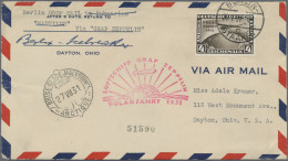 Deutsches Reich - Weimar: 1931, Polarfahrt, 4 RM Auf Zeppelinbrief, Auflieferung - Covers & Documents