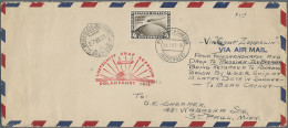 Deutsches Reich - Weimar: 1931, 4 RM Polarfahrt Auf Zeppelinbrief Der Polarfahrt - Cartas & Documentos