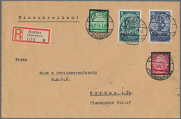 Deutsches Reich - 3. Reich: 1933, Marken Aus Nothilfe-Block 5 Pfg. Und 20 Pfg. Z - Briefe U. Dokumente