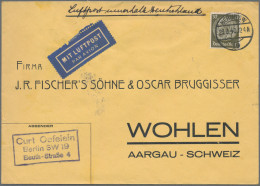 Deutsches Reich - 3. Reich: 1940, 30 Pf. Hindenburg Einzeln Auf Vordruckbrief In - Brieven En Documenten