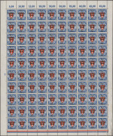 Deutsches Reich - 3. Reich: 1939, 50 Pfg. Danzig-Abschied Im Originalbogen Zu 10 - Unused Stamps