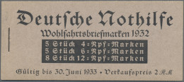 Deutsches Reich - Markenheftchen: 1932, Markenheft »Nothilfe«, Postfrisch. (Mi€3 - Libretti