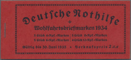 Deutsches Reich - Markenheftchen: 1934 - 1935, 2 M. Nothilfe Markenheftchen Beru - Carnets