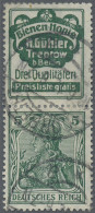 Deutsches Reich - Zusammendrucke: 1911, 5 Pf. Senkrechter Zusammendruck "Bienen- - Zusammendrucke