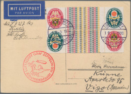 Deutsches Reich - Zusammendrucke: 1930 Nothilfe: Zusammendruckpaare 8+Z+Z+15 (vo - Se-Tenant