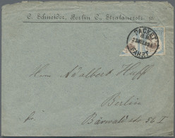Deutsches Reich - Privatpost (Stadtpost): BERLIN - Packetfahrt: 1889, 3 Pfg. Kai - Correos Privados & Locales
