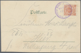 Deutsches Reich - Privatpost (Stadtpost): DANZIG: 1899, 2 Pfg. Orange Der "Danzi - Privatpost