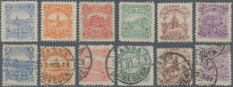 Deutsches Reich - Privatpost (Stadtpost): DRESDEN/Hansa, 1890, 2-20 Pf. Ansichte - Correos Privados & Locales