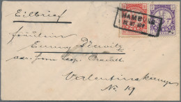 Deutsches Reich - Privatpost (Stadtpost): HAMBURG/Hammonia I, 1895, 5 U.10 Pf. S - Correos Privados & Locales