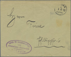 Deutsches Reich - Privatpost (Stadtpost): STETTIN/Hansa, 1898, Brief (Mittelbug - Postes Privées & Locales