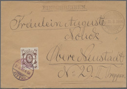 Deutsches Reich - Privatpost (Stadtpost): ZITTAU/Courier, 1900, 14 Pf Ziffer Bra - Correos Privados & Locales