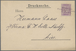 Deutsches Reich - Privatpost (Stadtpost): ZWICKAU 1897: P. Haak 2 Pfennig Lila A - Postes Privées & Locales