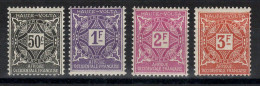 Haute Volta - Taxe YV 16 / 18 / 19 / 20 N* MH , Cote 48,50 Euros - Timbres-taxe