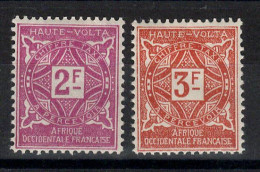 Haute Volta - Taxe YV 19 & 20 N* MH , Cote 35 Euros - Timbres-taxe