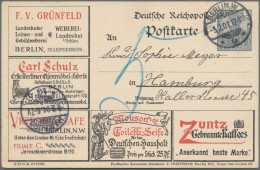 Deutsches Reich - Privatganzsachen: 1901, Anzeigenganzsachenkarte 2 Pfg. Germani - Otros & Sin Clasificación
