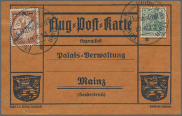 Deutsches Reich - Besonderheiten: 1912. Scarce Pioneer Gelber Hund Flugpost / Ye - Otros & Sin Clasificación