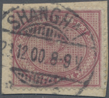 Deutsche Post In China - Vorläufer: 1900, 2 Mk. Dunkelrotkarmin, Mit Stempel SHA - China (oficinas)