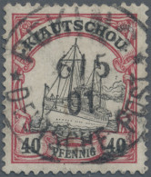 Deutsche Post In China: 1901, Petschili, Kiautschou 40 Pfg. Schiffszeichnung (du - China (kantoren)