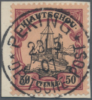 Deutsche Post In China: 1901, Petschili, Kiautschou 50 Pfg. Schiffszeichnung Dun - China (kantoren)