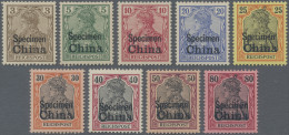 Deutsche Post In China: 1901, 3 - 80 Pf "Reichspost" Mit Schwarzen "Specimen" Au - China (kantoren)