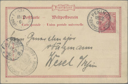 Deutsche Post In China - Ganzsachen: 1901, Petschili, Auslandsganzsache Germania - China (oficinas)