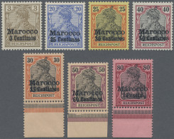 Deutsche Post In Marokko: 1923 Amtlich Nicht Ausgegebener, Aber 1923 Versteigert - Morocco (offices)