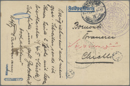 Militärmission: 1915, "FELDPOST * DER DEUTSCHEN MILITÄR-MISSION * " Provisorisch - Turquia (oficinas)