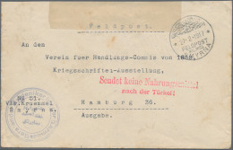 Militärmission: 1917, (27.2.), MIL.MISS.SMYRNA Auf FP-Brief Mit Zweisprach.Brfst - Turquia (oficinas)