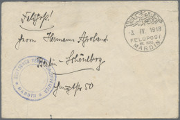 Militärmission: 1918 (3.4.), MIL.MISS.MARDIN (Luxusabschlag) Auf Kleinem Proviso - Turquia (oficinas)