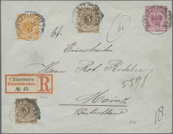 Deutsch-Neuguinea - Vorläufer: 1898, GA-Umschlag 10 Pf Krone/Adler Mit Zusatzfra - German New Guinea