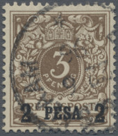 Deutsch-Ostafrika: 1893, Überdruck-Ausgabe, 2 P. Auf 3 Pfg. Mit Plattenfehler II - German East Africa