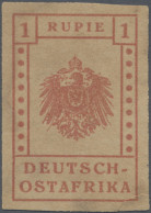 Deutsch-Ostafrika: 1916, WUGA, 1 R. Graurot, Ungebraucht, In üblicher Beschaffen - Afrique Orientale