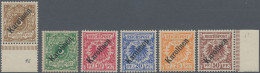 Deutsche Kolonien - Karolinen: 1899, 3 Pfg. - 50 Pfg., Diagonaler Aufdruck, Sind - Karolinen