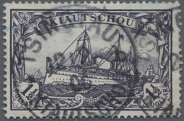 Deutsche Kolonien - Kiautschou: 1905, 1½ Dollar Kaiseryacht Querformat, Gebrauch - Kiautchou