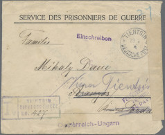 Deutsche Kolonien - Kiautschou - Kriegsgefangenenpost: 1916, "SERVICE DES PRISON - Kiautchou