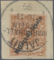 Deutsche Kolonien - Marshall-Inseln: 1899, 3 Pfg. Lebhaftbraunocker, Jaluit-Ausg - Marshall