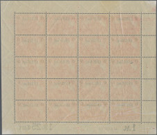 Deutsche Besetzung I. WK: Etappengebiet West: 1916 Freimarkenausgabe 1F. 25 Cent - Bezetting 1914-18