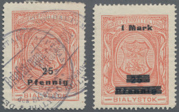 Deutsche Besetzung I. WK: Postgebiet Ober. Ost - Bialystok: 1916, Briefvermittlu - Bezetting 1914-18