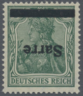 Deutsche Abstimmungsgebiete: Saargebiet: 1920, Germania-Sarre 5 Pfg. Schwärzlich - Neufs