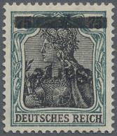 Deutsche Abstimmungsgebiete: Saargebiet: 1920, 75 Pfg Germania Mit KOPFSTEHENDEM - Neufs